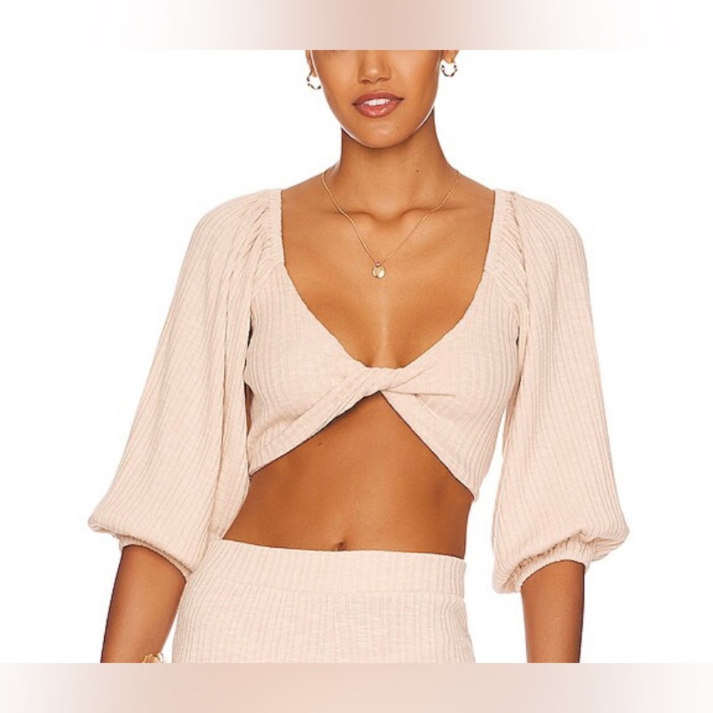 NWT L*SPACE JEMMA TOP SIZE LARGE IN SAND